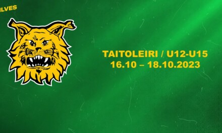 Taitoleiri/ U12-U15 16.10 – 18.10.2023