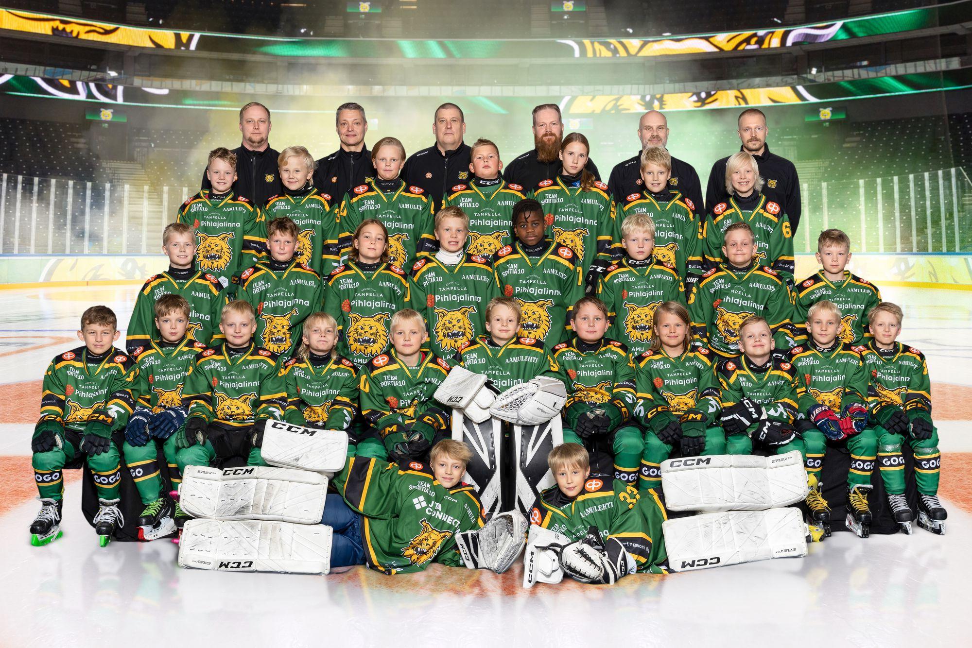U10 joukkuekuva 1.