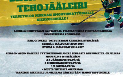 Tyttöjen Back To School tehojääleiri Tesoman jäähallissa 1.-2.8.2026