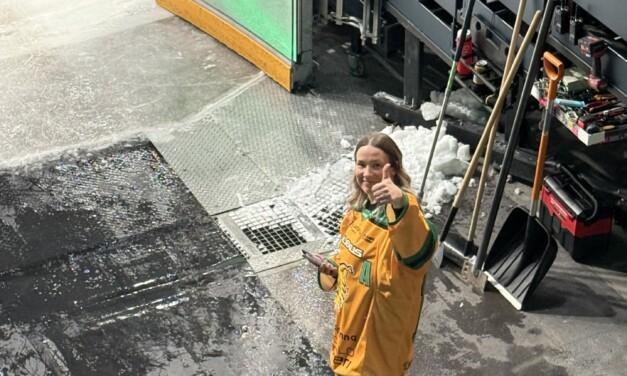 Jääkiekon kuukauden vapaaehtoinen Anna Kostyuchenko